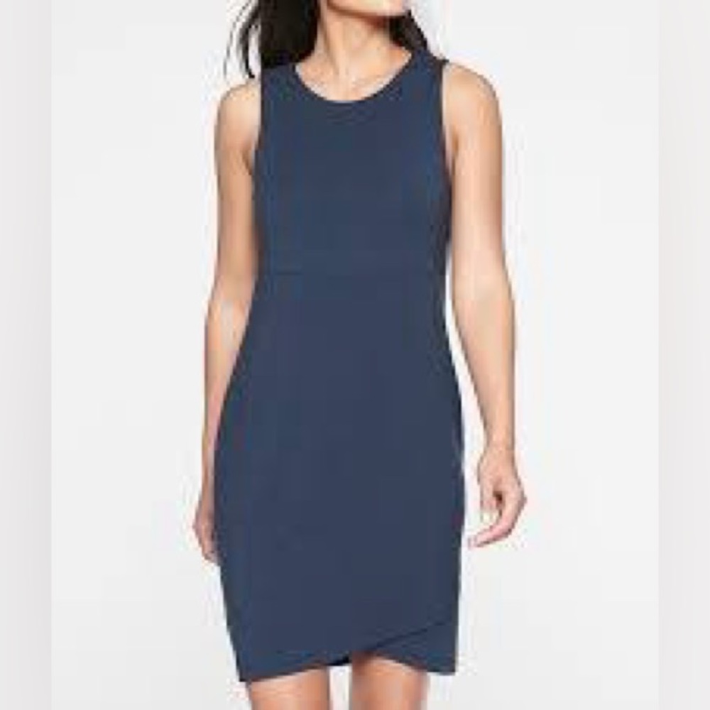 Athleta. La Palma Dress. Blue. Size Large.